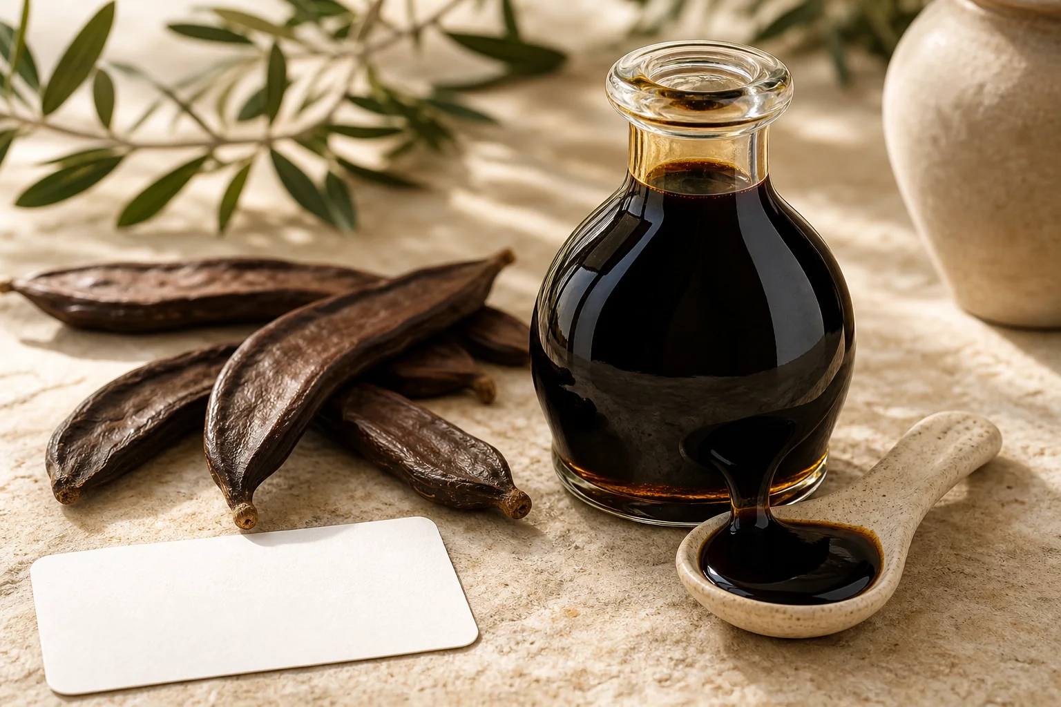 Natural carob ingredients
